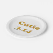 Assiettes En Carton Cutie 3,14 Pi Jour (Angle)