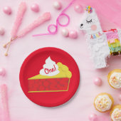 Assiettes En Carton Cutie Pie Cherry 1er Anniversaire Thème de fête (Fête)