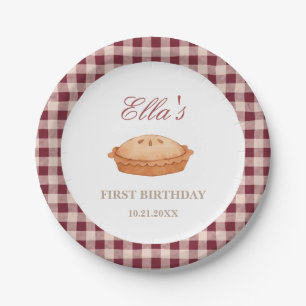 Assiettes En Carton Cutie Pie Plaque papier d'anniversaire