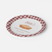 Assiettes En Carton Cutie Pie Plaque papier d'anniversaire (Angle)