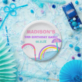 Assiettes En Carton Cuties Splish Splash Parc aquatique Fille Annivers (Fête)