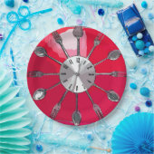 Assiettes En Carton Cutlery O'clock 2. (Fête)