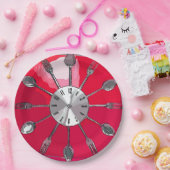 Assiettes En Carton Cutlery O'clock 2. (Fête)