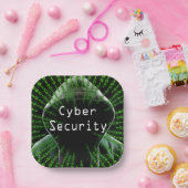 Assiettes En Carton Cybersécurité (Fête)