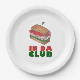 Assiettes En Carton Da Club Turkey Club Sandwich Diner Foody Diner