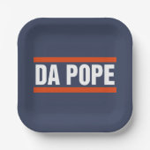 Assiettes En Carton Da Pape De L'Amérique Chicago Pape Leo XIV Provost (Recto)