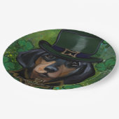 Assiettes En Carton Dachshund (Angle)