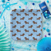Assiettes En Carton Dachshund Dog  (Fête)