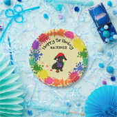 Assiettes En Carton Dachshund Dog Fun Paint Art Anniversaire     (Fête)