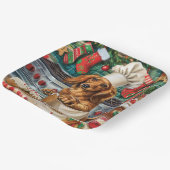 Assiettes En Carton Dachshund Gîtes : Noël festif (Angulaire)