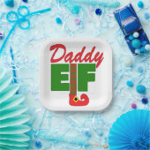 Assiettes En Carton Daddy Elf (Fête)
