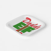 Assiettes En Carton Daddy Elf (Angulaire)