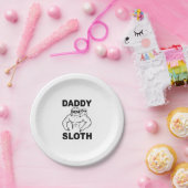 Assiettes En Carton Daddy Sloth (Fête)