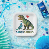 Assiettes En Carton Daddysaurus (Fête)