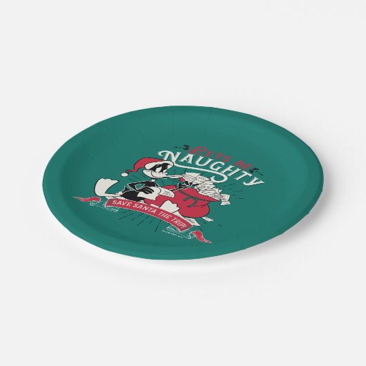 Assiettes En Carton DAFFY DUCK™ - Soyons vilains (Angle)