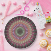 Assiettes En Carton Dahlia d'hiver aux couleurs chaudes et boueuses - (Fête)