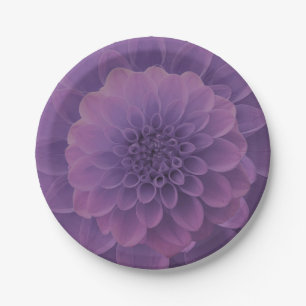 Assiettes En Carton Dahlia violet