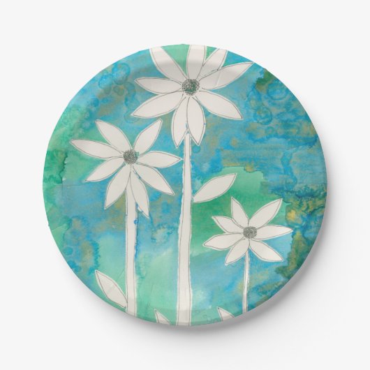 Assiettes En Carton Dainty Daisies II (Devant)