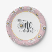 Assiettes En Carton Daisy Anniversaire - Little Miss ONEderful - Éping (Devant)