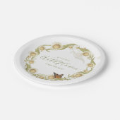 Assiettes En Carton Daisy Baby in Bloom Baby shower Fleur sauvage (Angle)