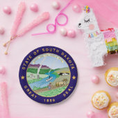 Assiettes En Carton Dakota du Sud (Fête)