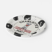 Assiettes En Carton Dalmatie Furever Young 1er anniversaire Pawty (Angle)