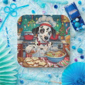Assiettes En Carton Dalmatie : Noël festif (Fête)