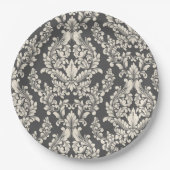 Assiettes En Carton Damas (Devant)