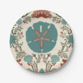 Assiettes En Carton Damas côtières I (Devant)