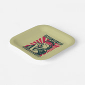 Assiettes En Carton Dame Du Chat Fou Pour Kamala 2024 (Angulaire)