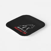 Assiettes En Carton Dames de chat pour Kamala Cat 2024 Président Kamal (Angulaire)