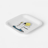 Assiettes En Carton "DAMMIT" Fondre Plaques de papier Snowman drôle (Angulaire)