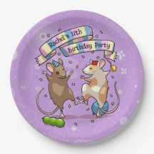Dancing Mice Ajouter Le Nom Joyeux Anniversaire Fê