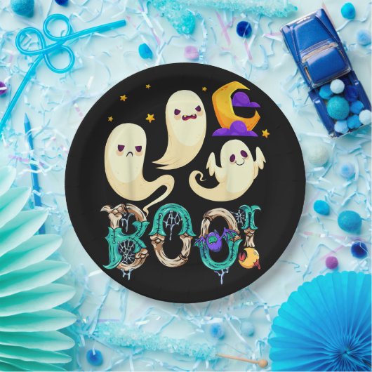 Assiettes En Carton Dancing Skeletons Dance Challenge Boys Girl (Fête)