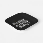 Assiettes En Carton Dancing Skeletons Dance Challenge Halloween (Angulaire)