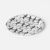 Assiettes En Carton Dancing Skeletos Halloween Thunder_Cove (Angle)