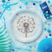 Assiettes En Carton Dandelion (Fête)