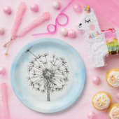Assiettes En Carton Dandelion (Fête)