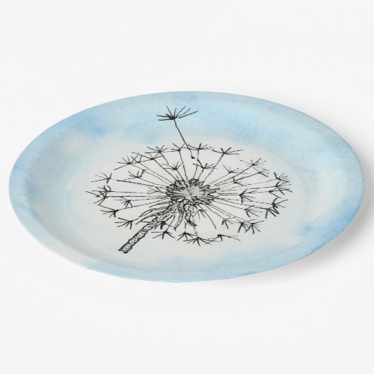 Assiettes En Carton Dandelion (Angle)