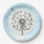 Assiettes En Carton Dandelion (Devant)