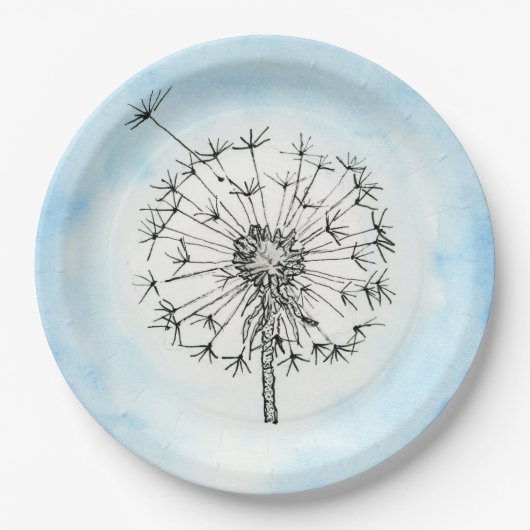 Assiettes En Carton Dandelion (Devant)