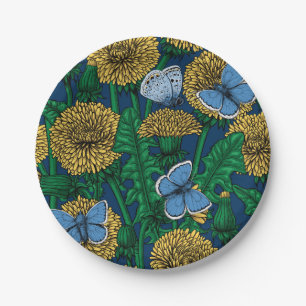 Assiettes En Carton Dandelion medow