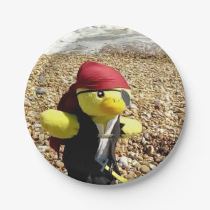 Assiettes En Carton Danny Duck le Pirate