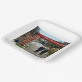 Assiettes En Carton Dans le capot (Angulaire)