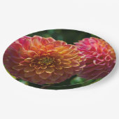 Assiettes En Carton Dans Le Jardin Dahlia 1 (Angle)