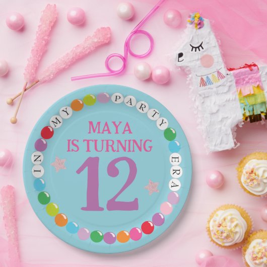 Assiettes En Carton Dans Mon Bracelet D'Amitié Fête D'Anniversaire (Fête)