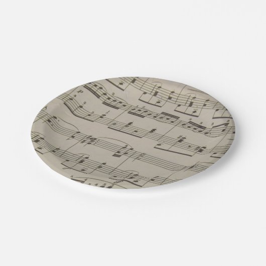 Assiettes En Carton Danse hongroise no 5 (Angle)