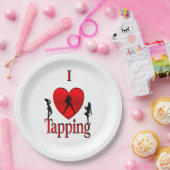 Assiettes En Carton Danse I Heart Tap (Fête)