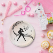 Assiettes En Carton Danse Jazz (Fête)
