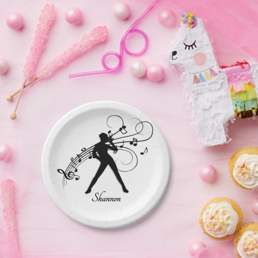 Assiettes En Carton Danse moderne (Fête)